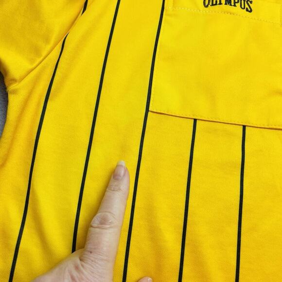 Olympus Official Sports Soccer Referee Jerseys (2) Size XL Blue Yellow Stripe - Picture 13 of 14